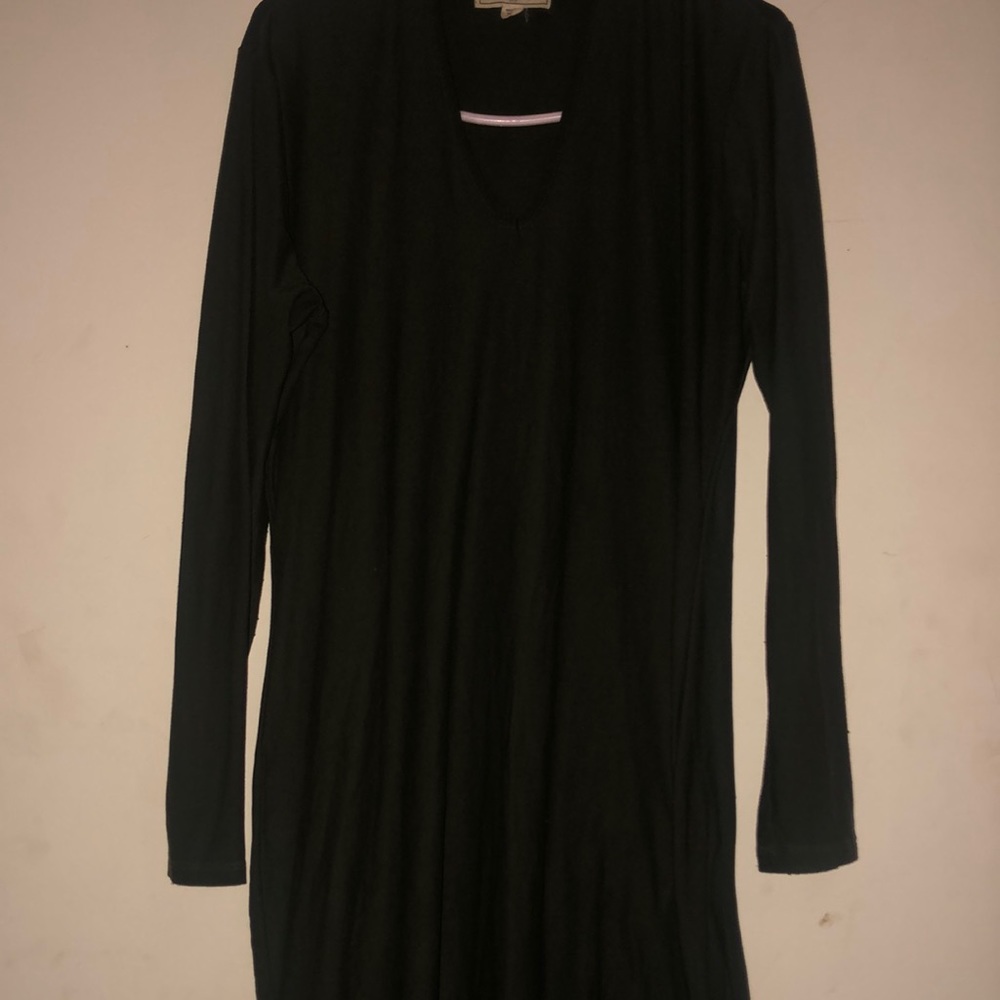 Green long sleeve dress 1x used good condition